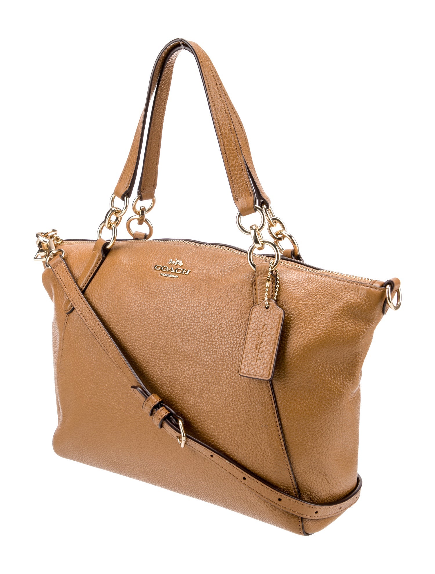 Coach Leather Top Handle Bag